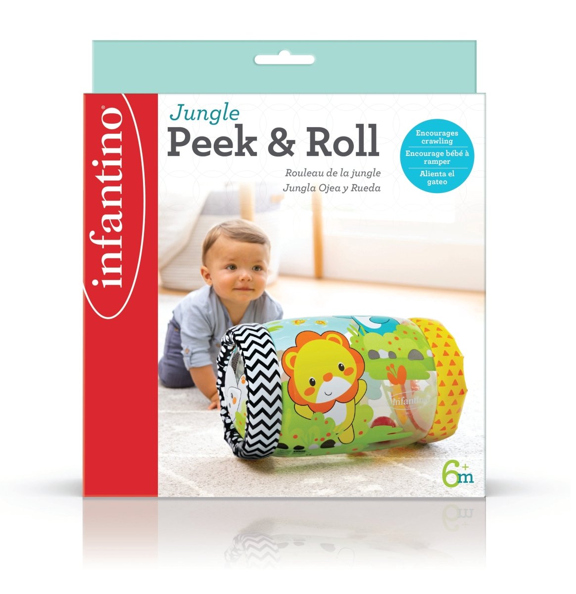 INFANTINO JUNGLE PEEK & ROLL - Premium for Kids in Qatar | Toysaro.com
